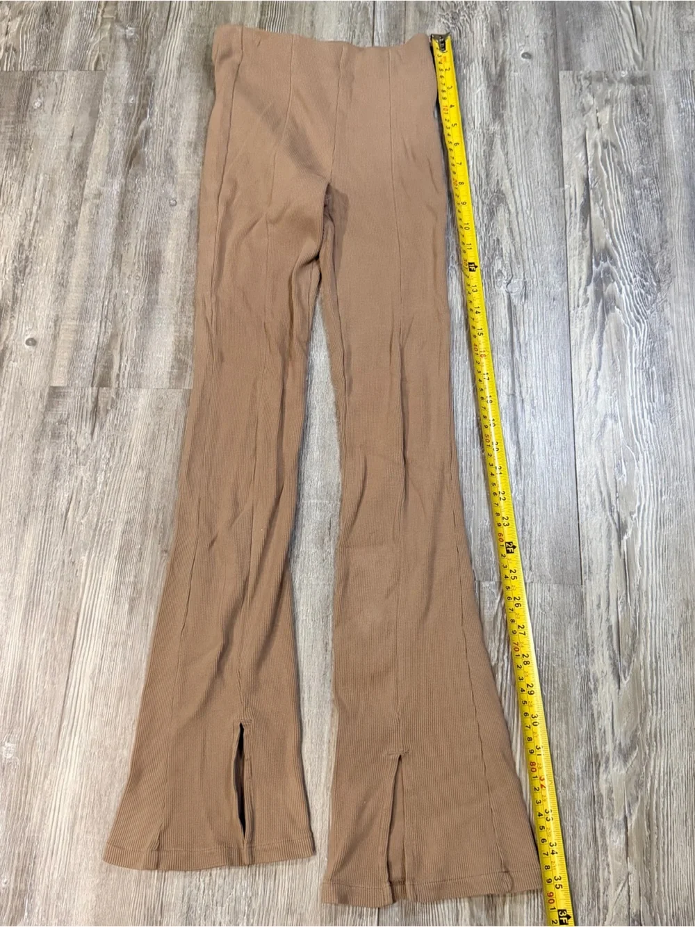 Zara Kids Camel Brown Flared Sweatpants